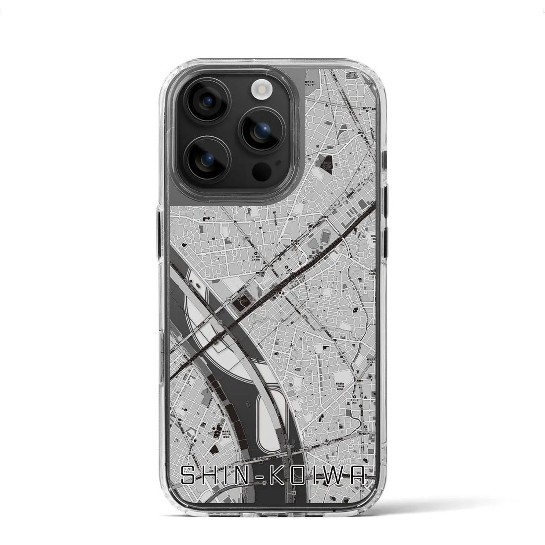 【新小岩(東京都)】地図柄iPhoneケース(MagSafeタイプ)