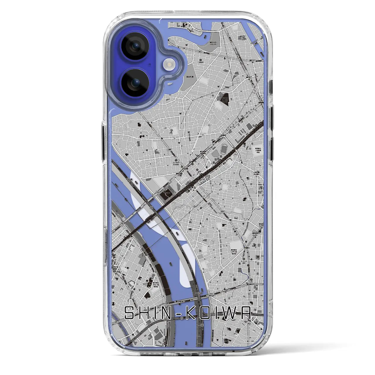 【新小岩(東京都)】地図柄iPhoneケース(MagSafeタイプ)