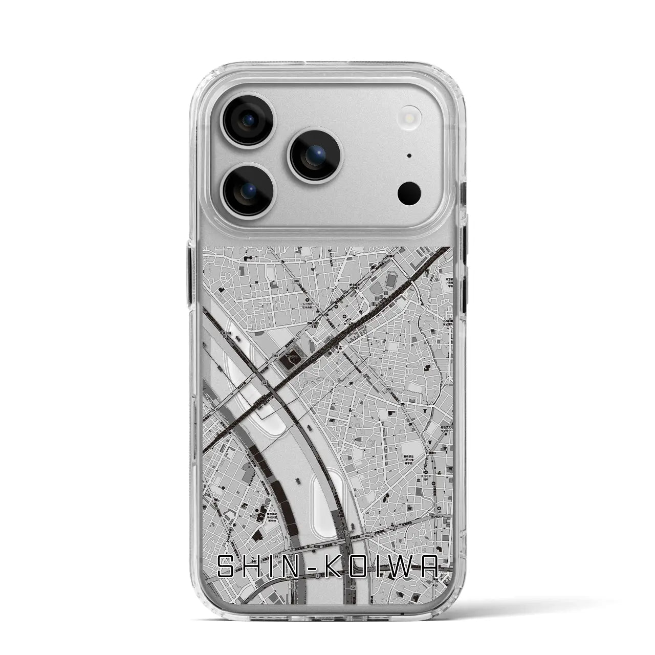 【新小岩(東京都)】地図柄iPhoneケース(MagSafeタイプ)