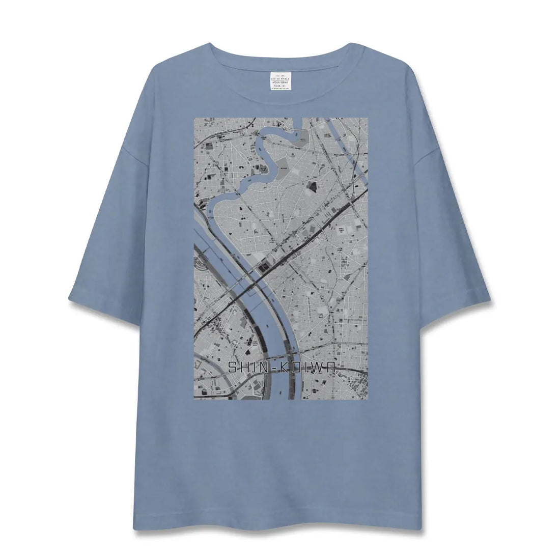 【新小岩(東京都)】地図柄ビッグシルエットTシャツ