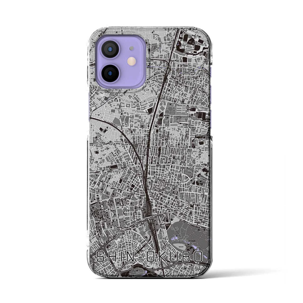 【新大久保(東京都)】地図柄iPhoneケース(クリアタイプ)