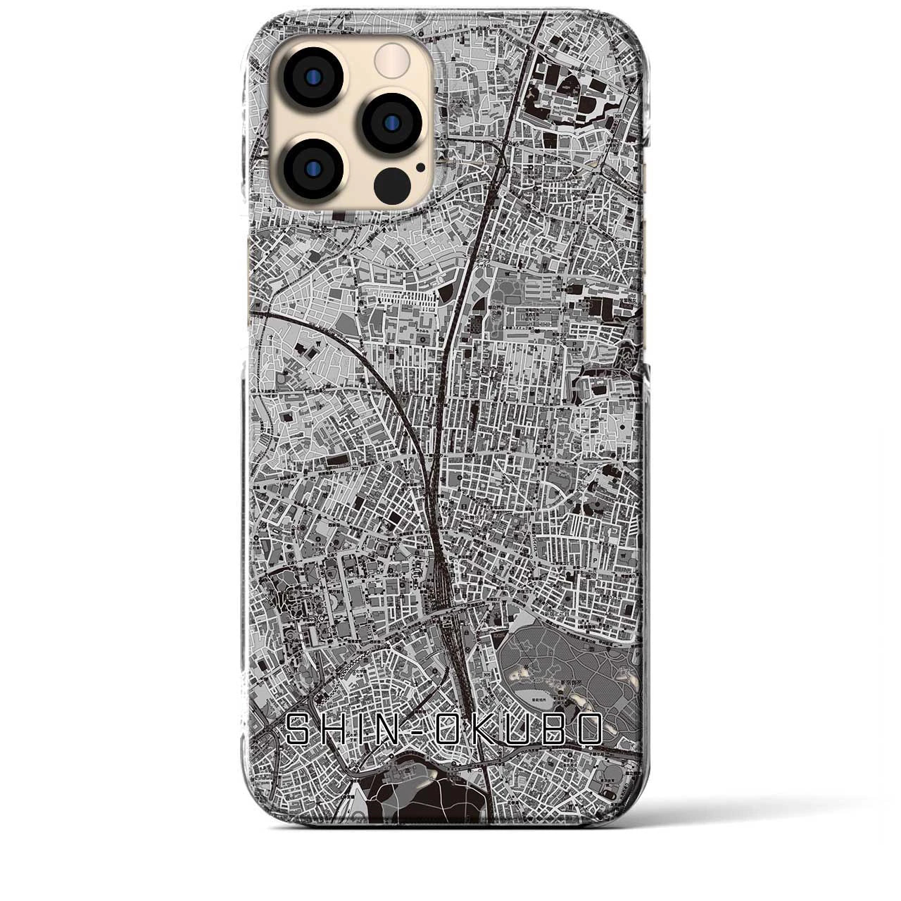【新大久保(東京都)】地図柄iPhoneケース(クリアタイプ)