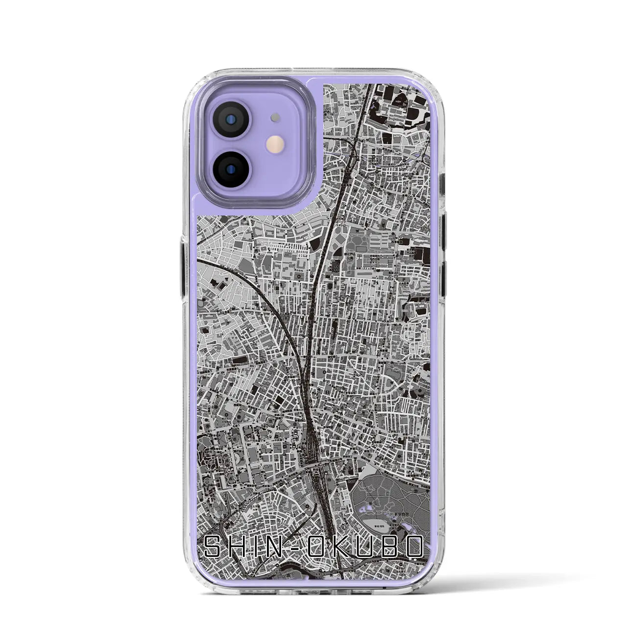 【新大久保(東京都)】地図柄iPhoneケース(MagSafeタイプ)