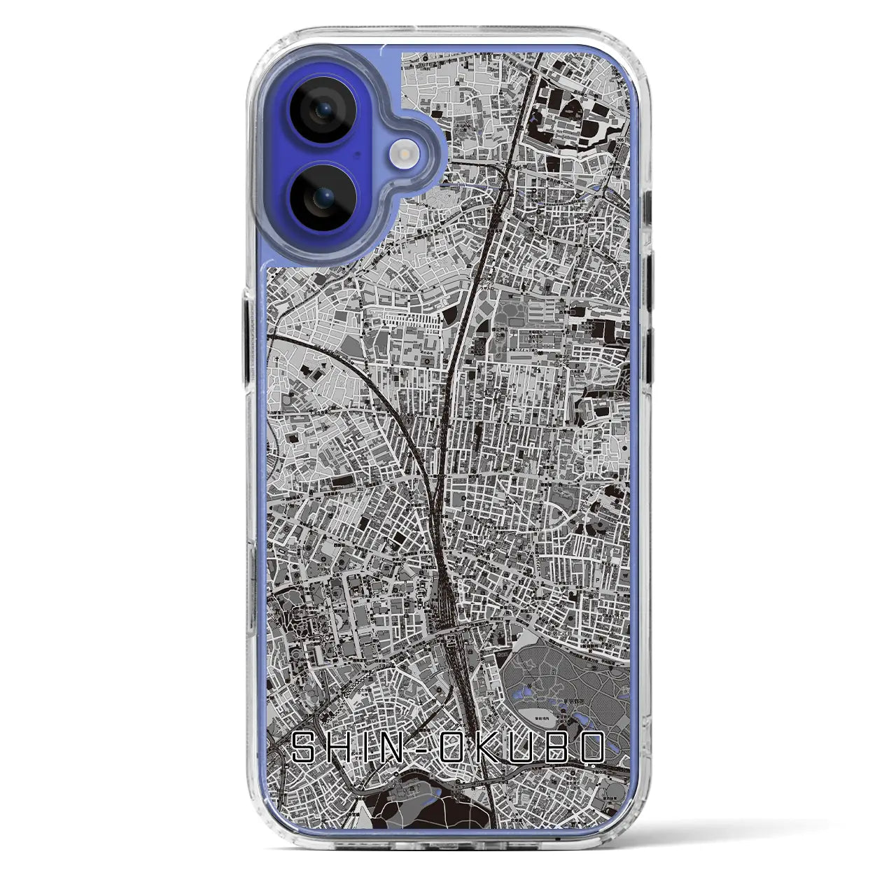 【新大久保(東京都)】地図柄iPhoneケース(MagSafeタイプ)