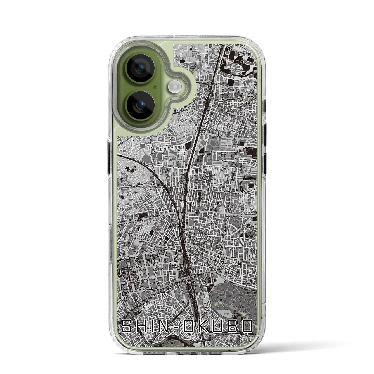 【新大久保(東京都)】地図柄iPhoneケース(MagSafeタイプ)