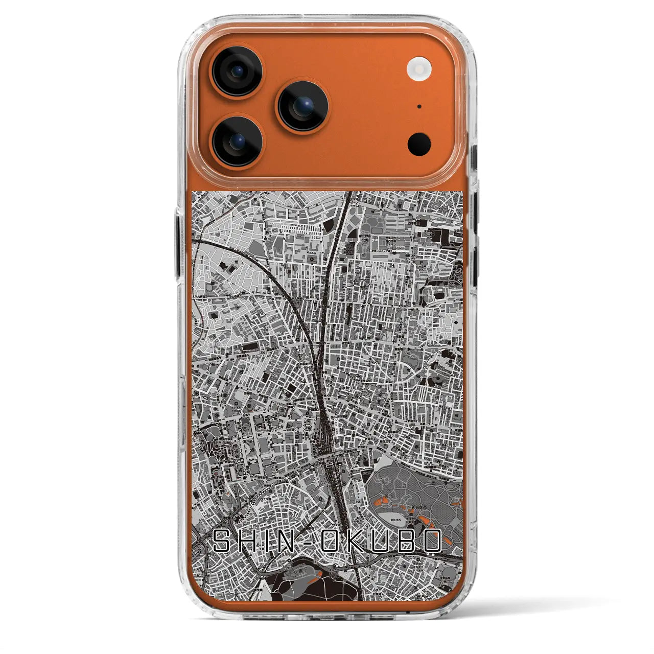 【新大久保(東京都)】地図柄iPhoneケース(MagSafeタイプ)