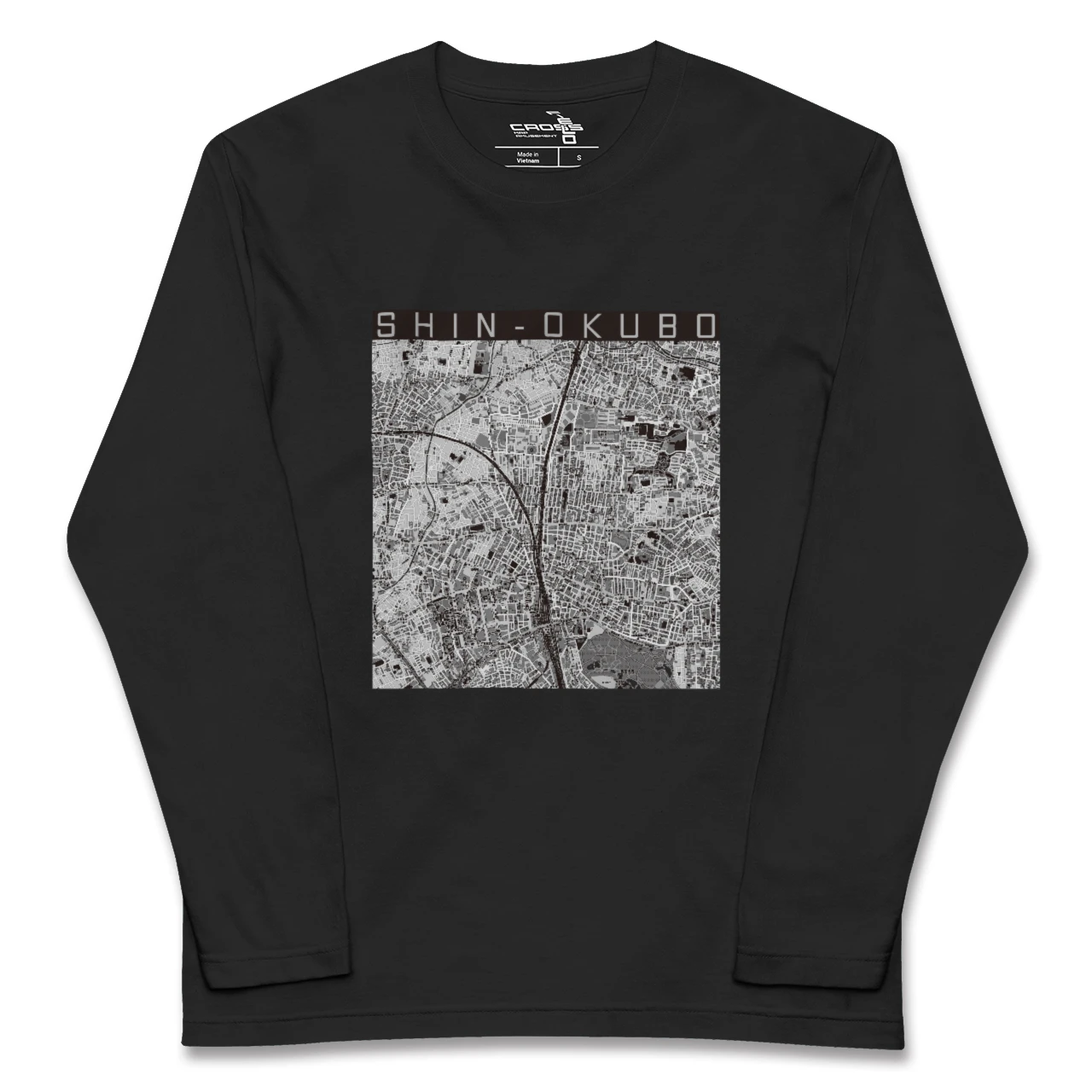 【新大久保(東京都)】地図柄ロングスリーブTシャツ