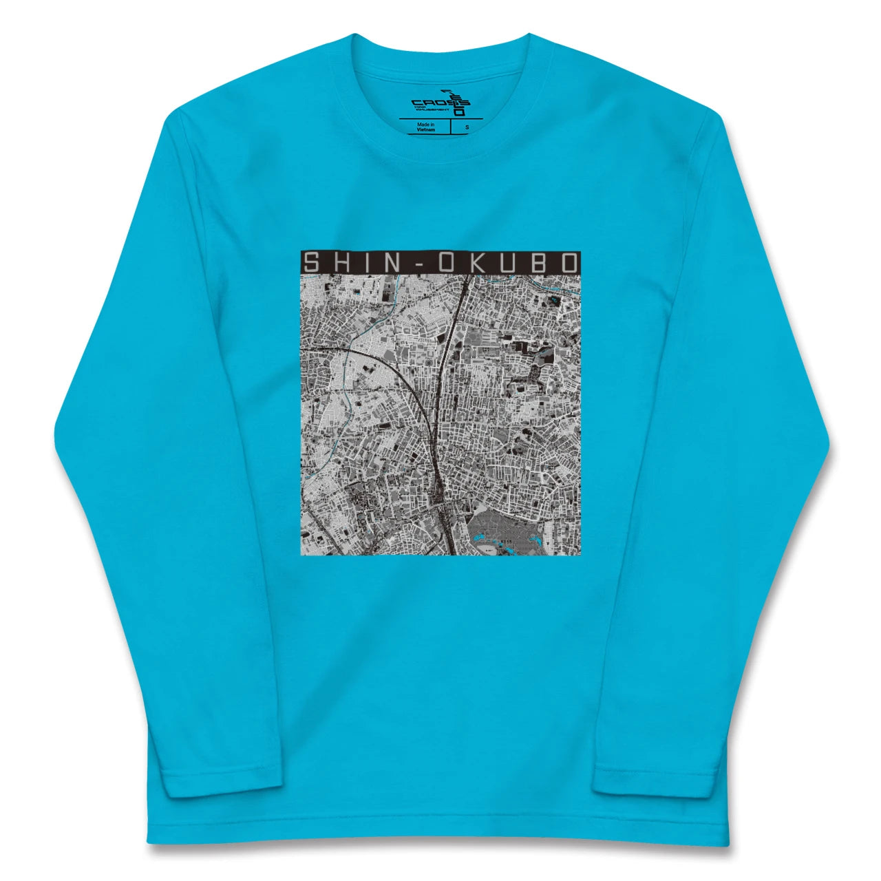 【新大久保(東京都)】地図柄ロングスリーブTシャツ