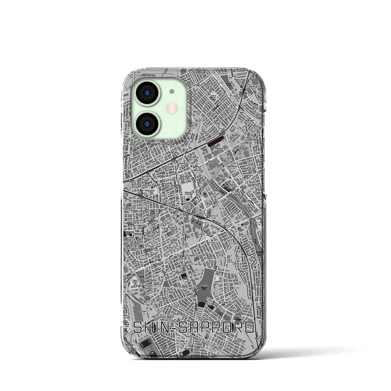 【新札幌(北海道)】地図柄iPhoneケース(クリアタイプ)