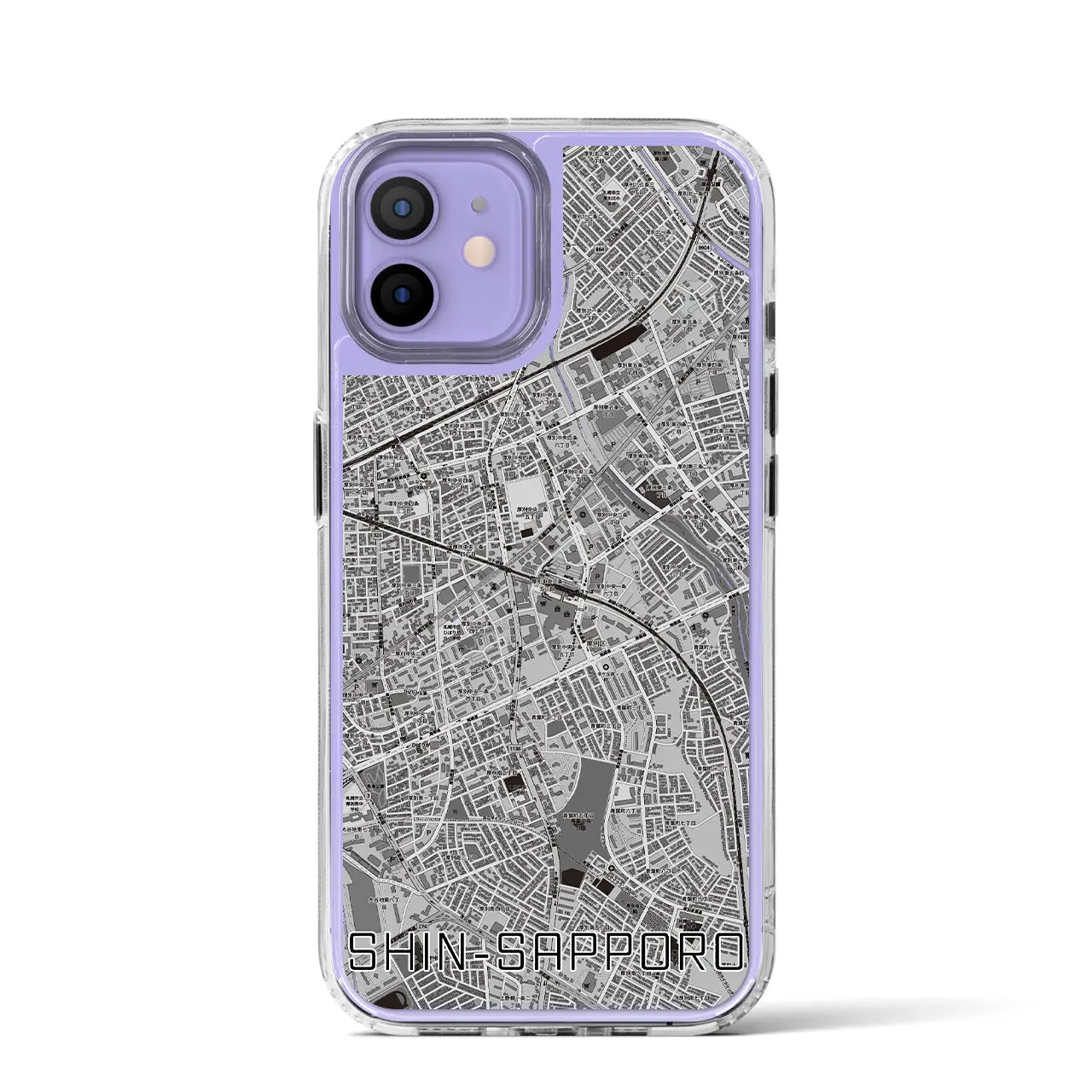 【新札幌(北海道)】地図柄iPhoneケース(MagSafeタイプ)