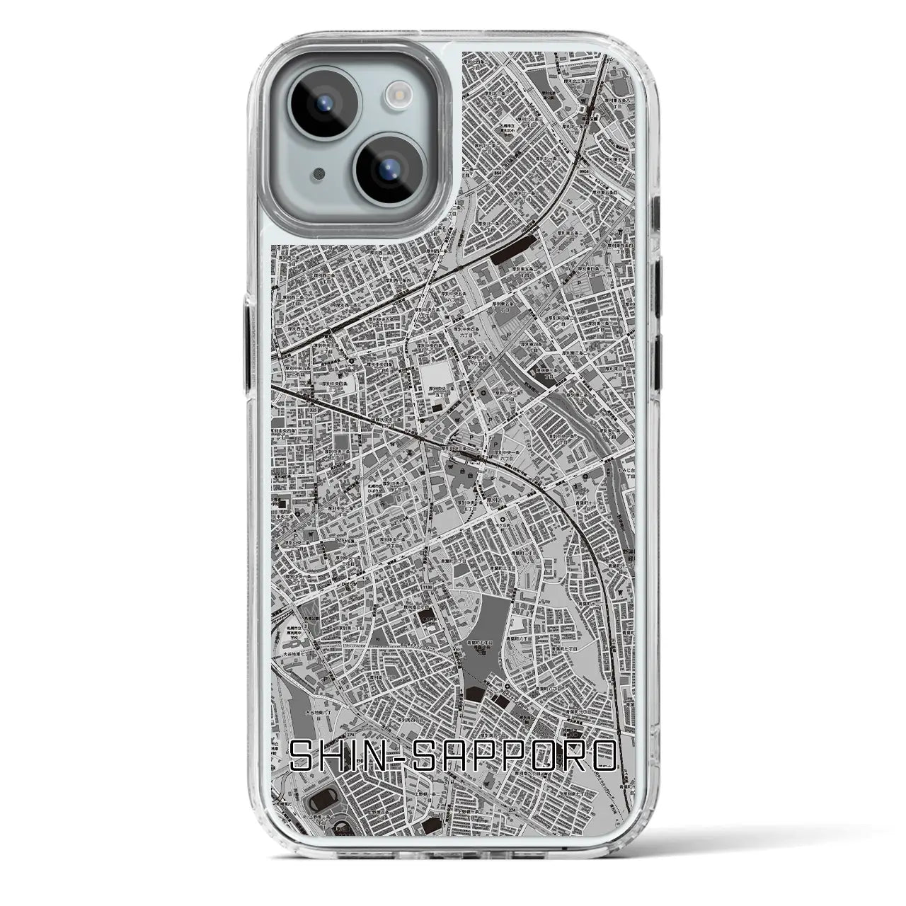 【新札幌(北海道)】地図柄iPhoneケース(MagSafeタイプ)