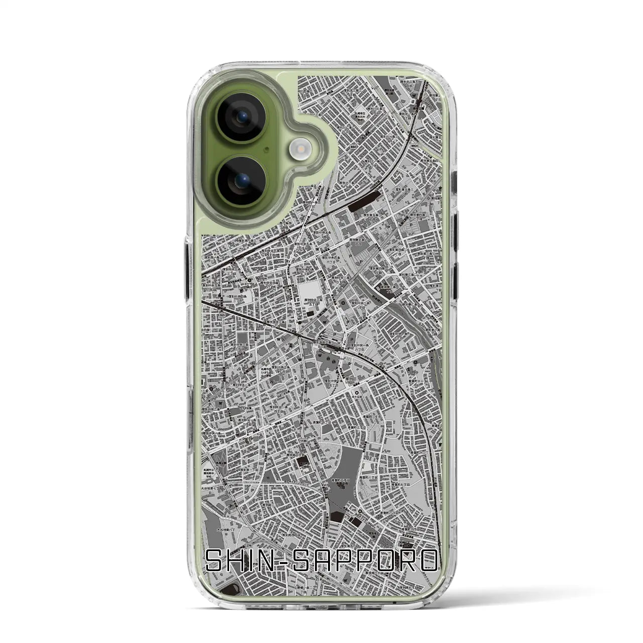 【新札幌(北海道)】地図柄iPhoneケース(MagSafeタイプ)