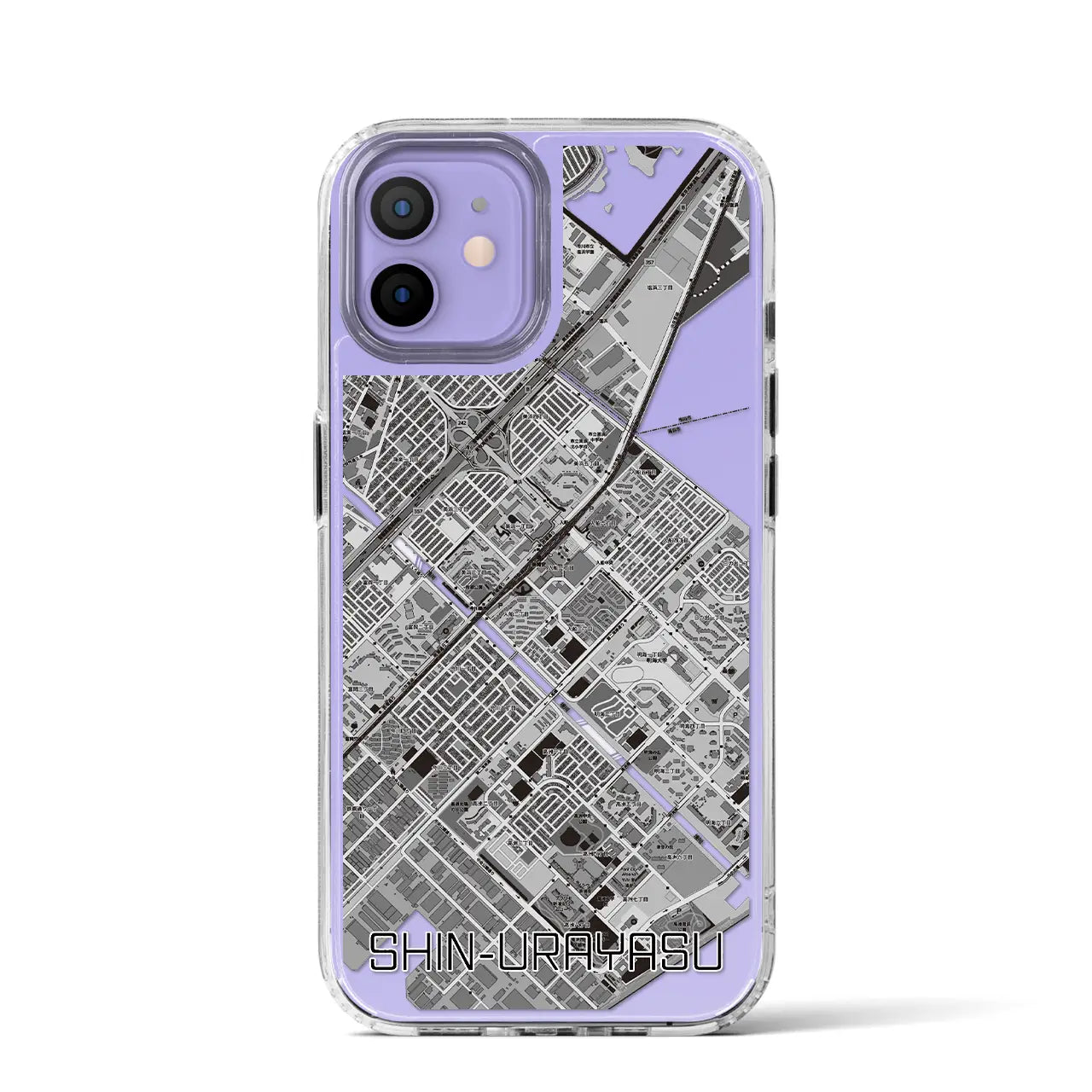 【新浦安(千葉県)】地図柄iPhoneケース(MagSafeタイプ)