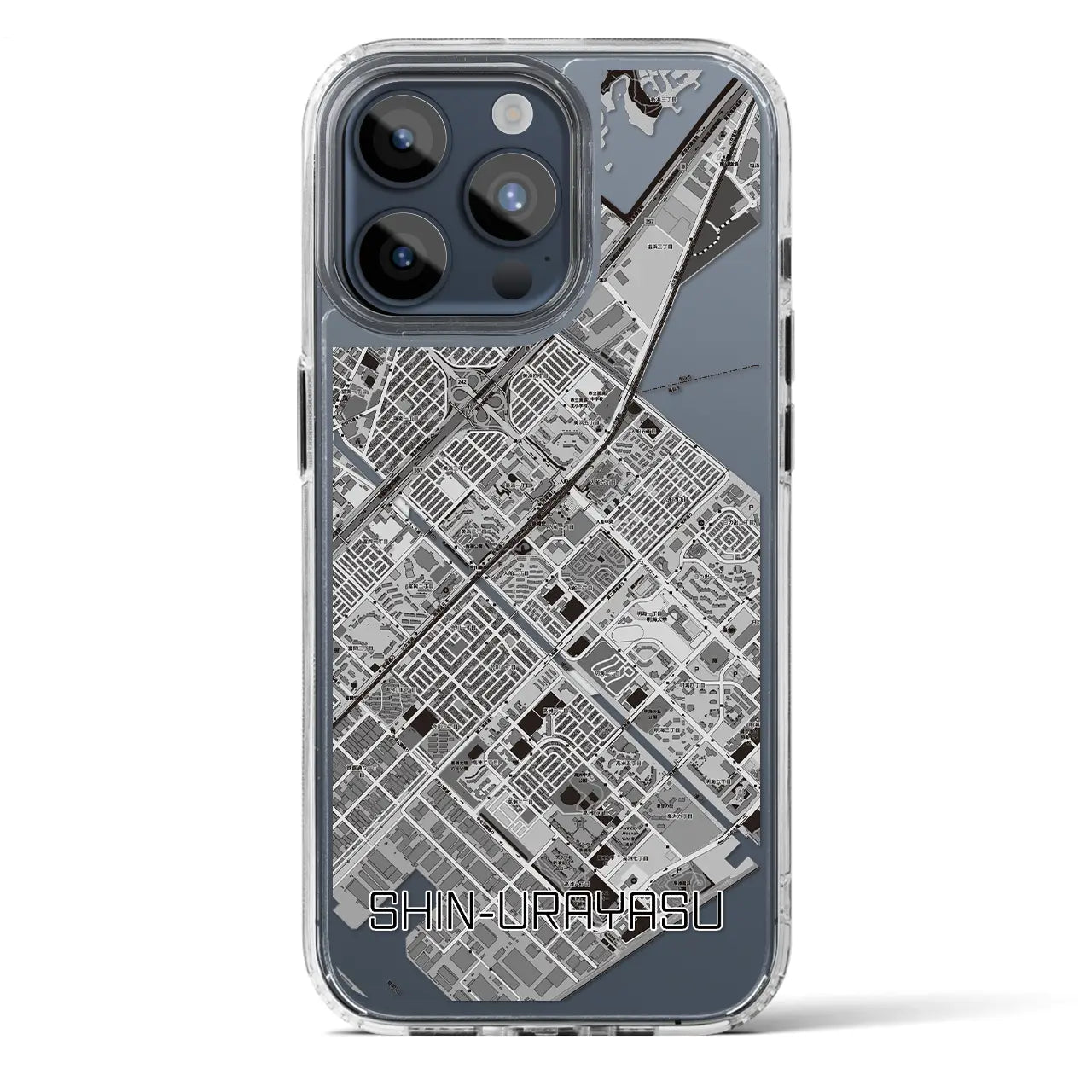 【新浦安(千葉県)】地図柄iPhoneケース(MagSafeタイプ)