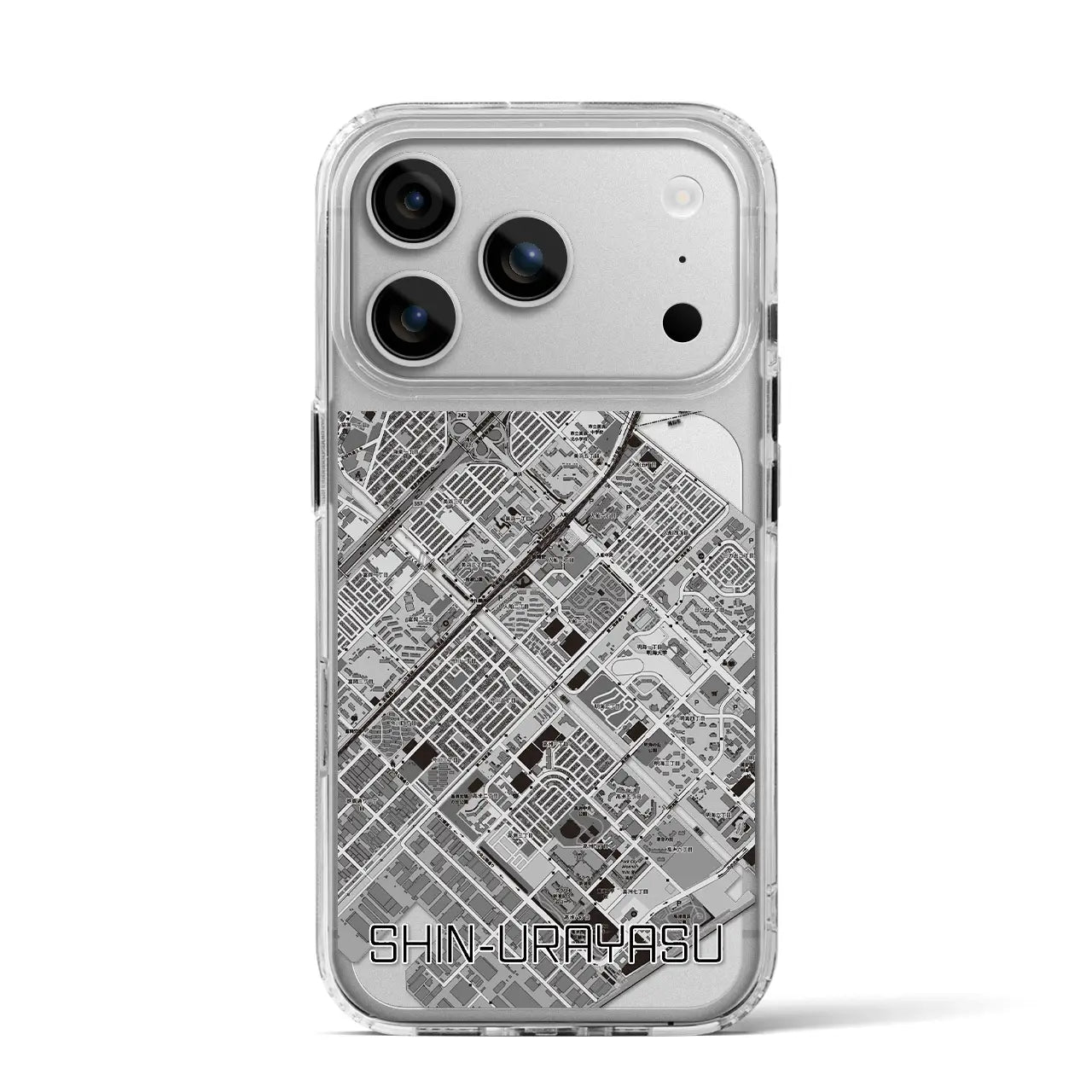 【新浦安(千葉県)】地図柄iPhoneケース(MagSafeタイプ)