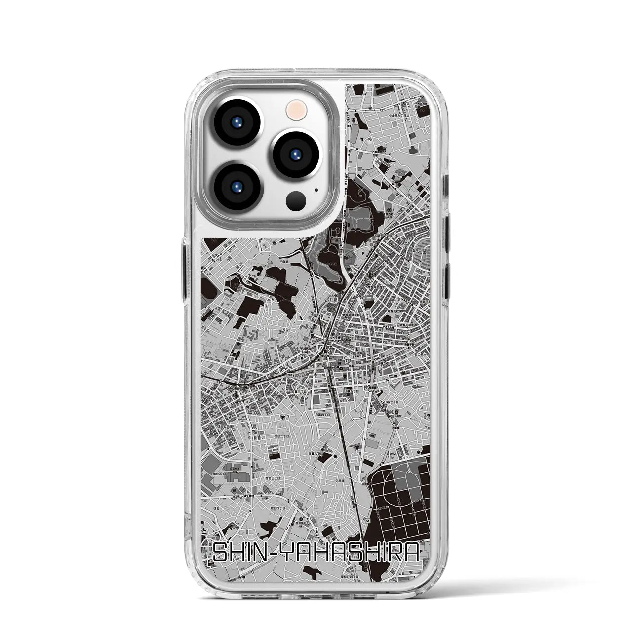 【新八柱(千葉県)】地図柄iPhoneケース(MagSafeタイプ)