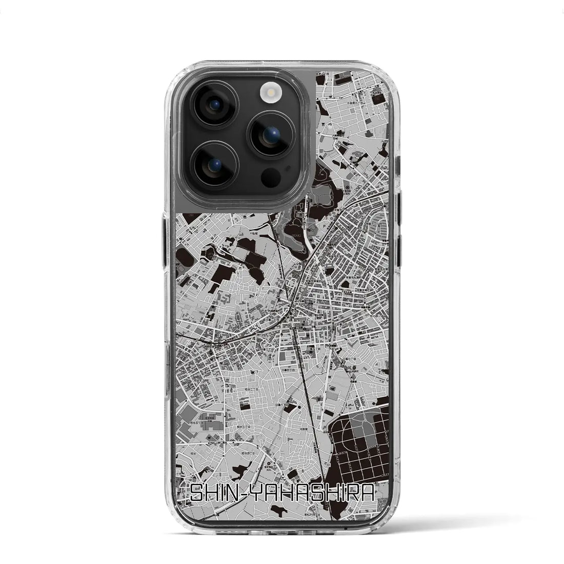 【新八柱(千葉県)】地図柄iPhoneケース(MagSafeタイプ)