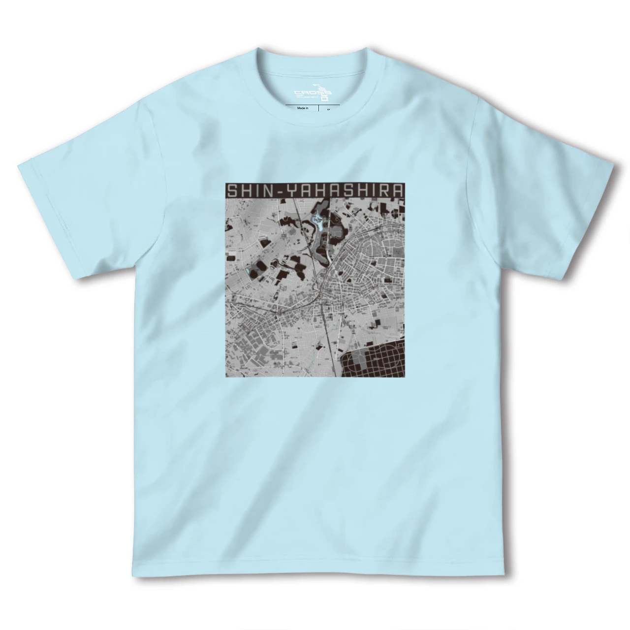 【新八柱(千葉県)】地図柄ヘビーウェイトTシャツ