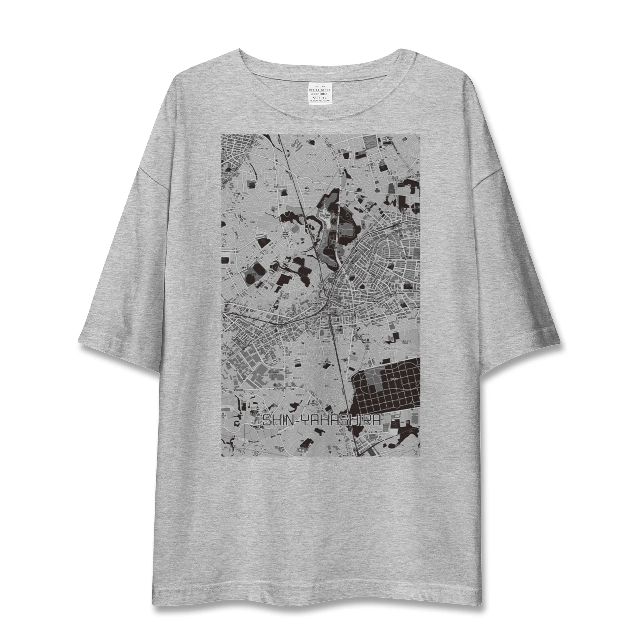【新八柱(千葉県)】地図柄ビッグシルエットTシャツ