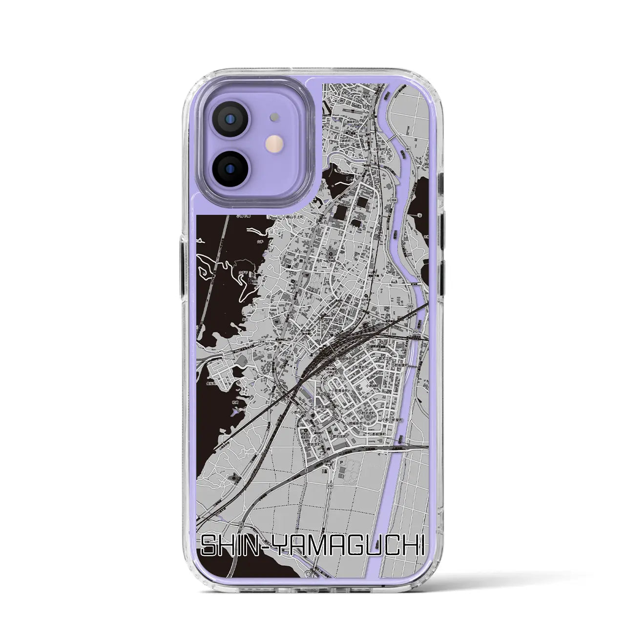 【新山口(山口県)】地図柄iPhoneケース(MagSafeタイプ)