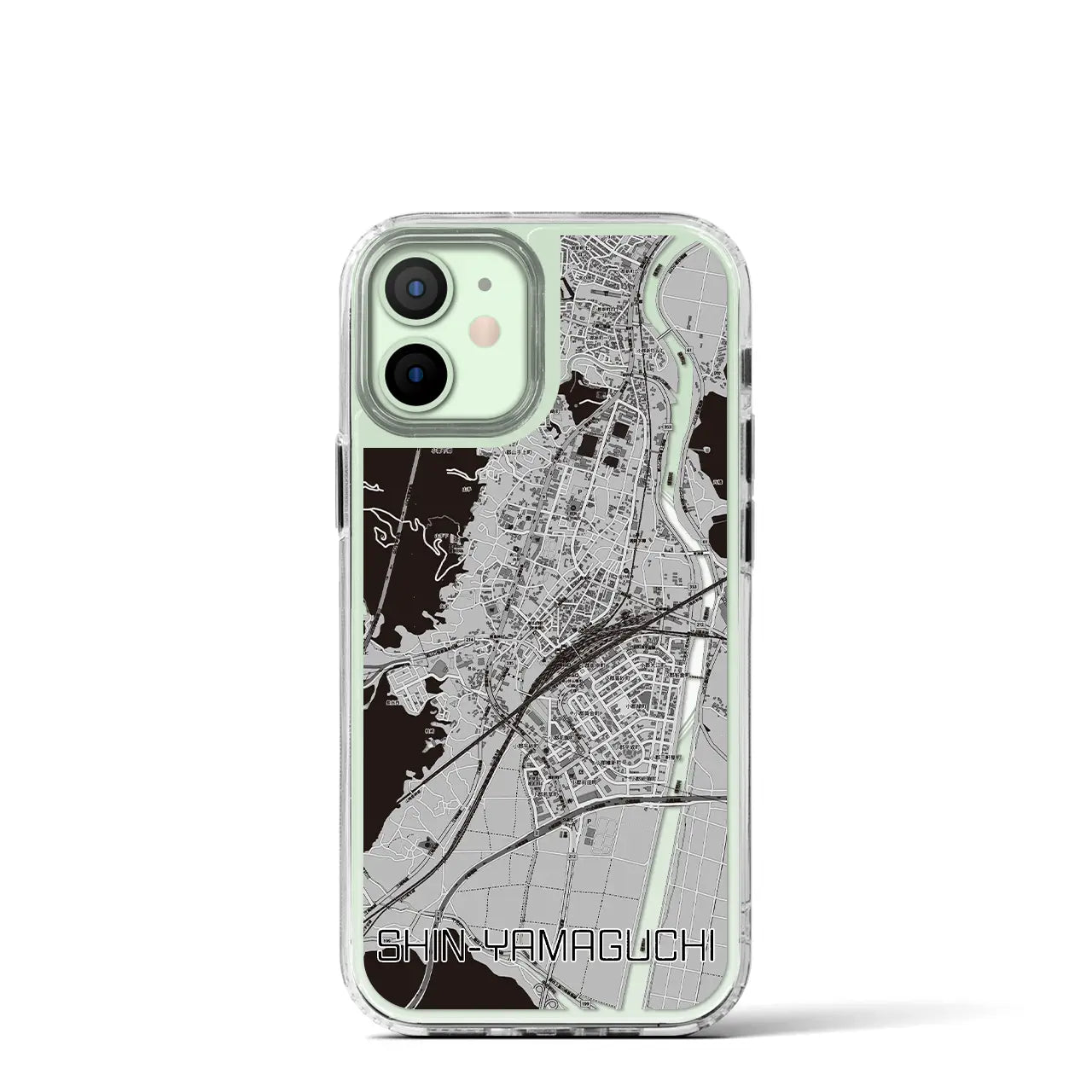 【新山口(山口県)】地図柄iPhoneケース(MagSafeタイプ)