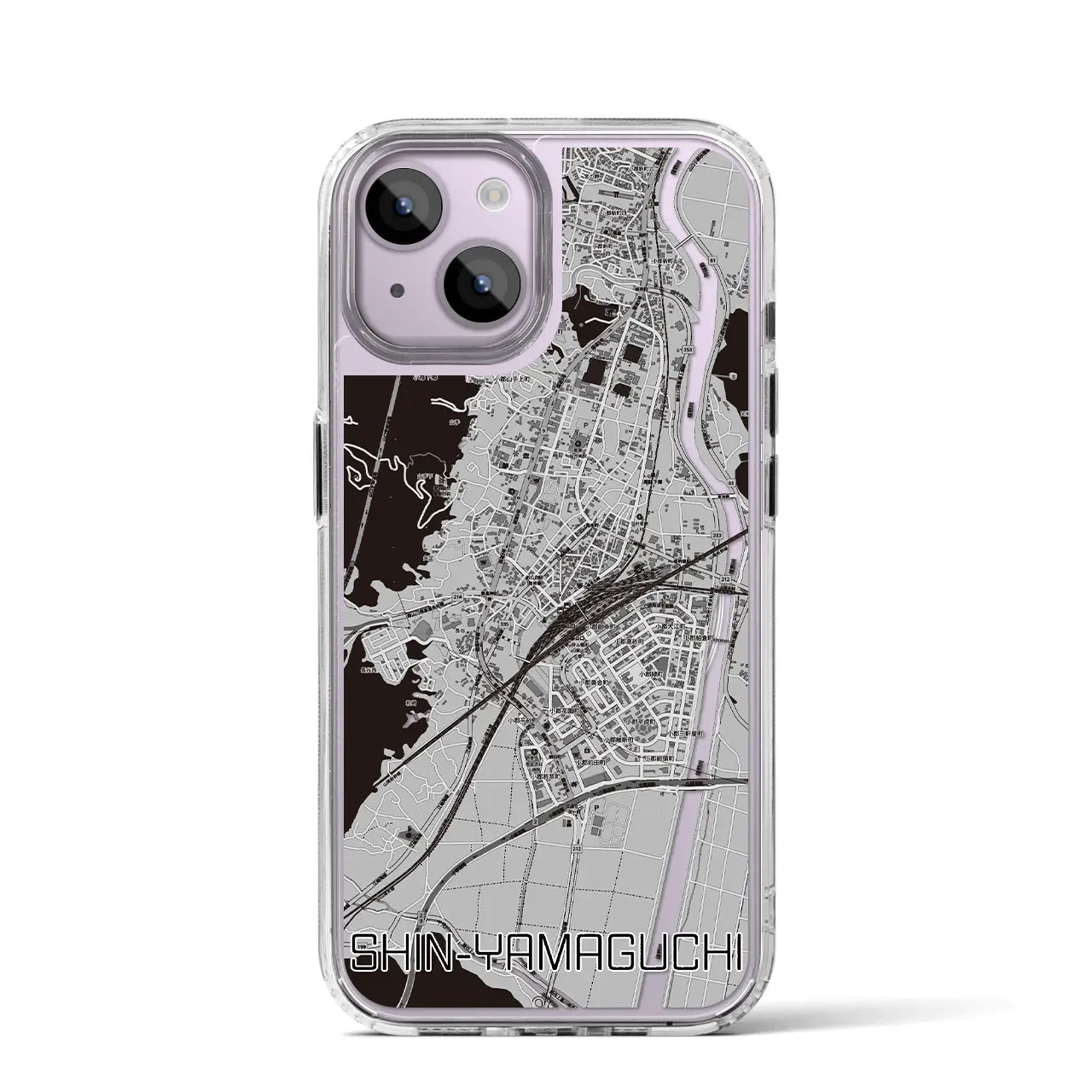 【新山口(山口県)】地図柄iPhoneケース(MagSafeタイプ)