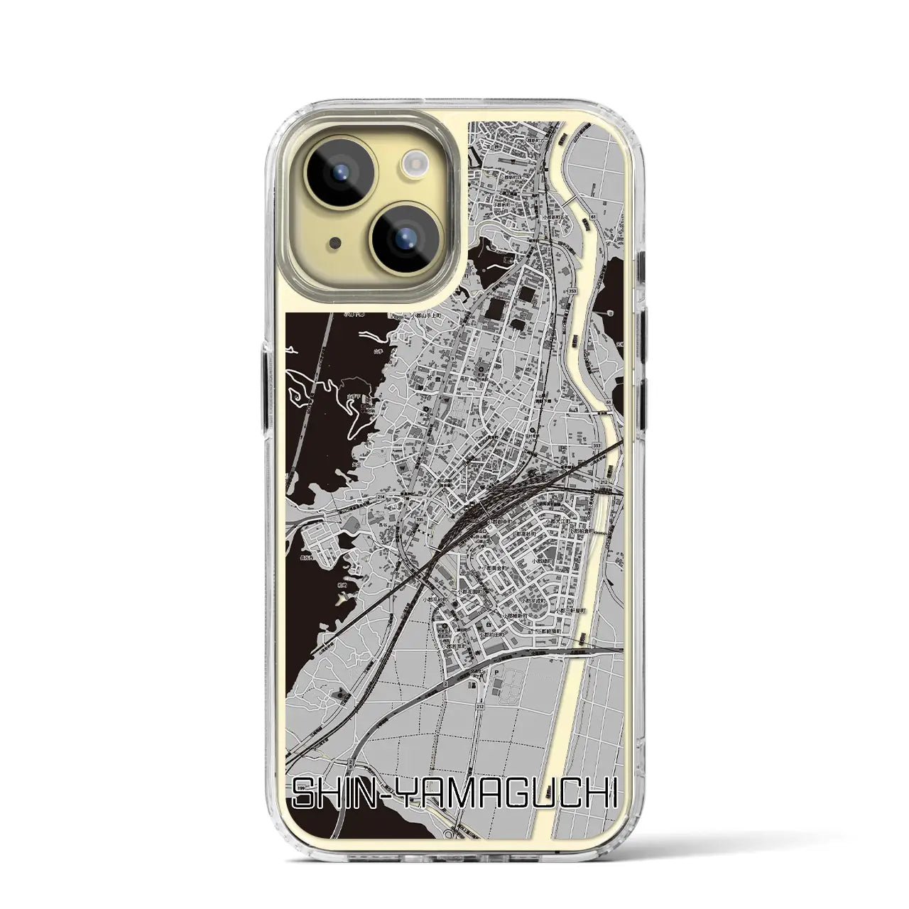【新山口(山口県)】地図柄iPhoneケース(MagSafeタイプ)