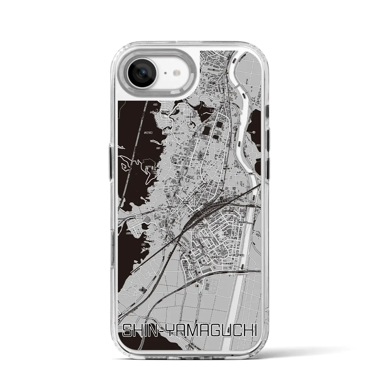 【新山口(山口県)】地図柄iPhoneケース(MagSafeタイプ)