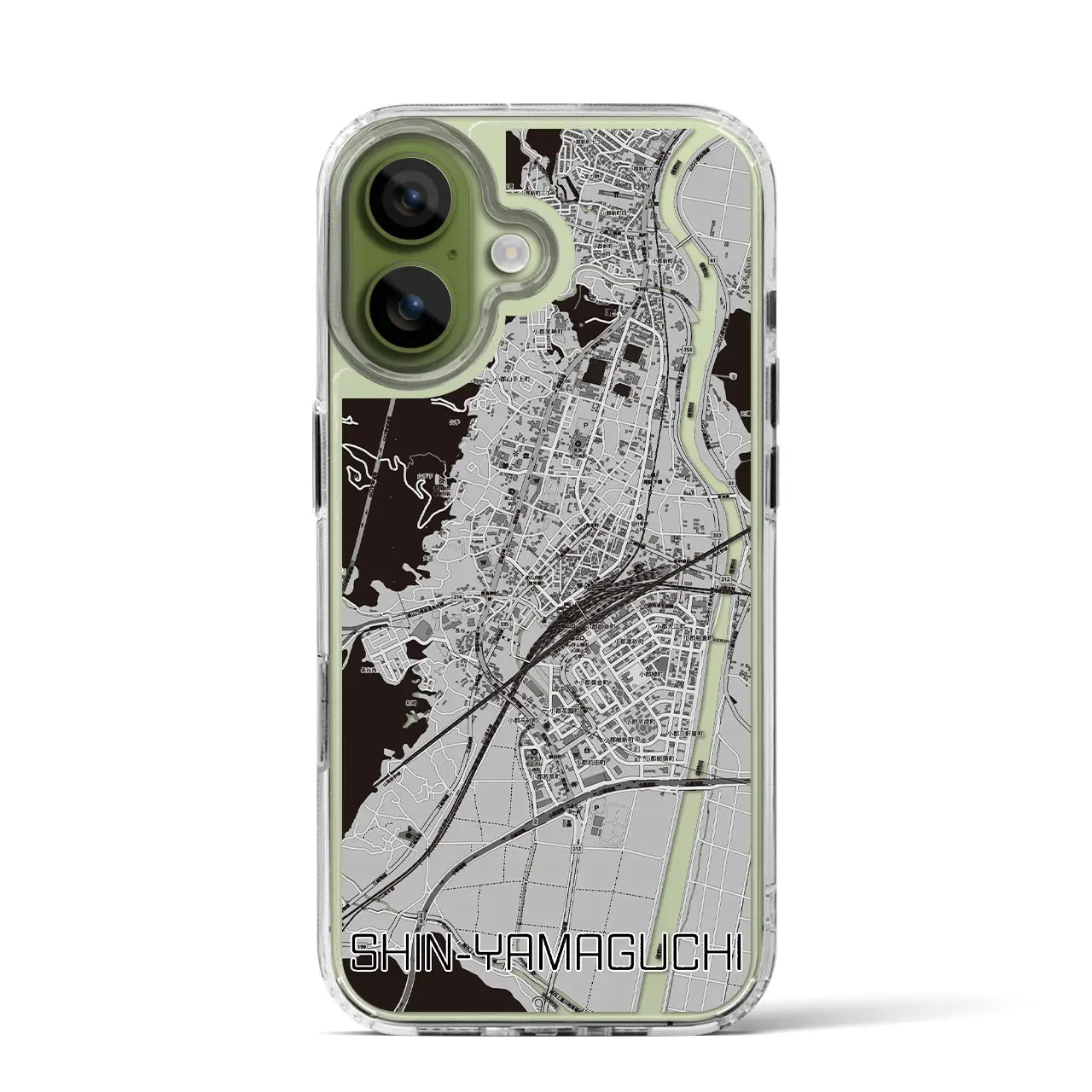 【新山口(山口県)】地図柄iPhoneケース(MagSafeタイプ)