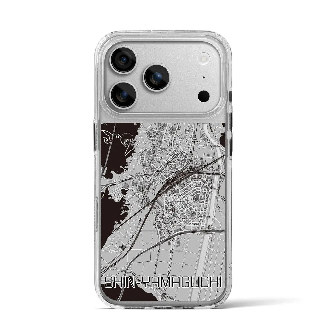 【新山口(山口県)】地図柄iPhoneケース(MagSafeタイプ)