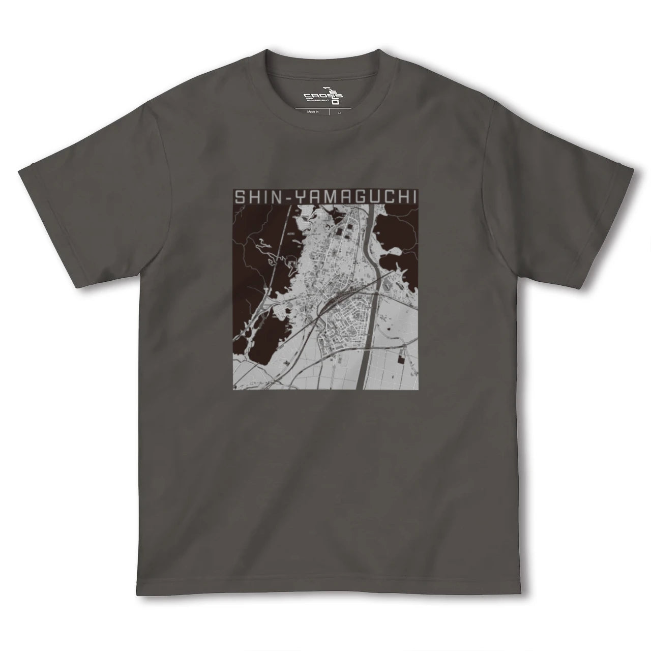 【新山口(山口県)】地図柄ヘビーウェイトTシャツ