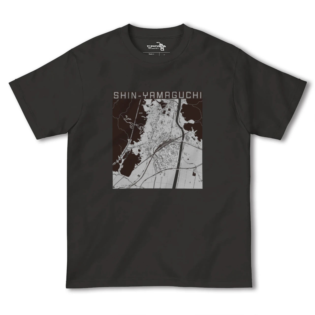 【新山口(山口県)】地図柄ヘビーウェイトTシャツ