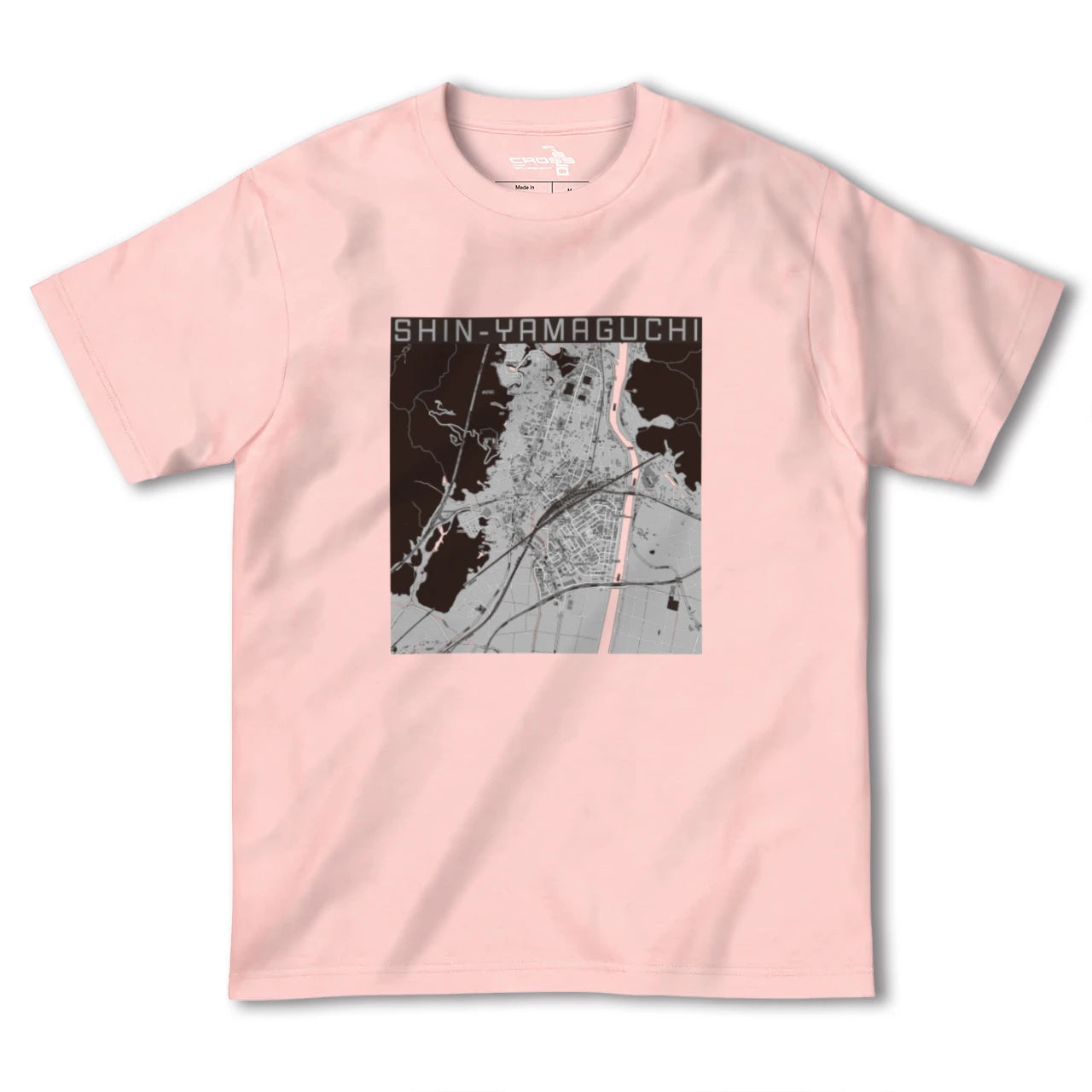 【新山口(山口県)】地図柄ヘビーウェイトTシャツ
