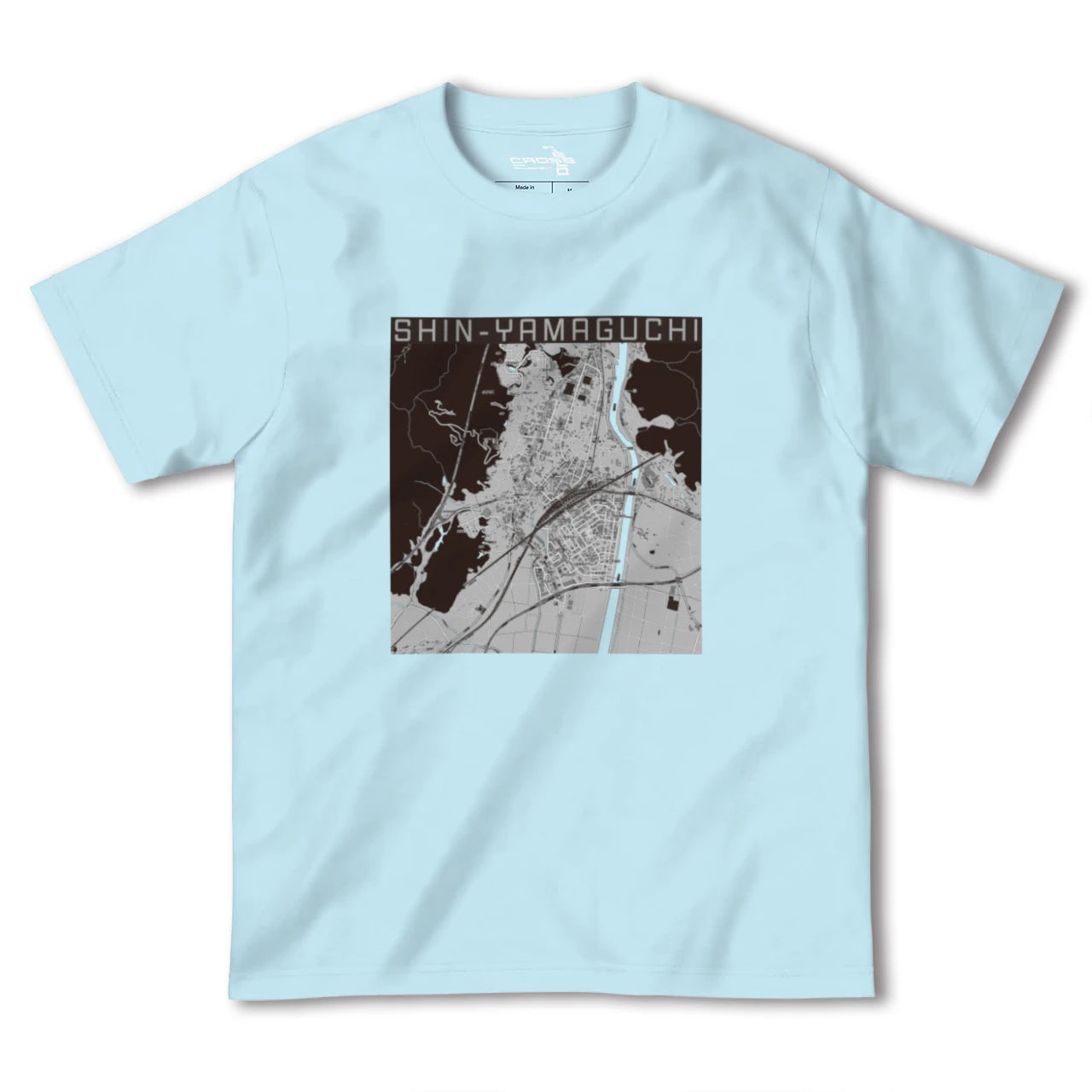 【新山口(山口県)】地図柄ヘビーウェイトTシャツ