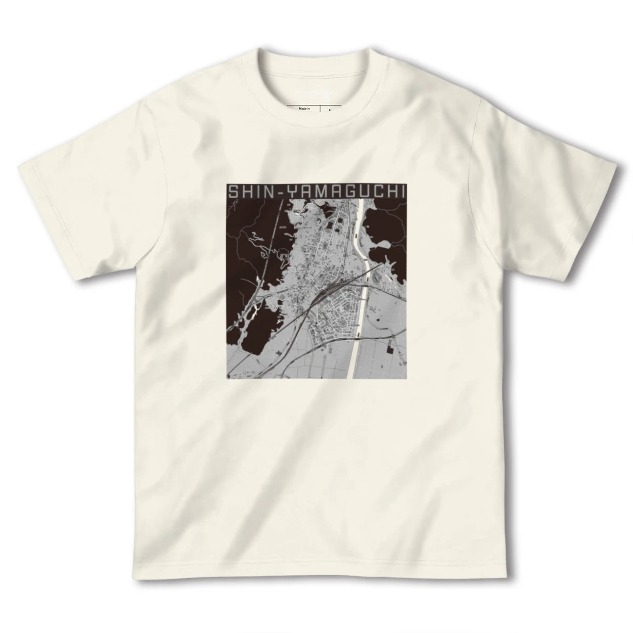【新山口(山口県)】地図柄ヘビーウェイトTシャツ
