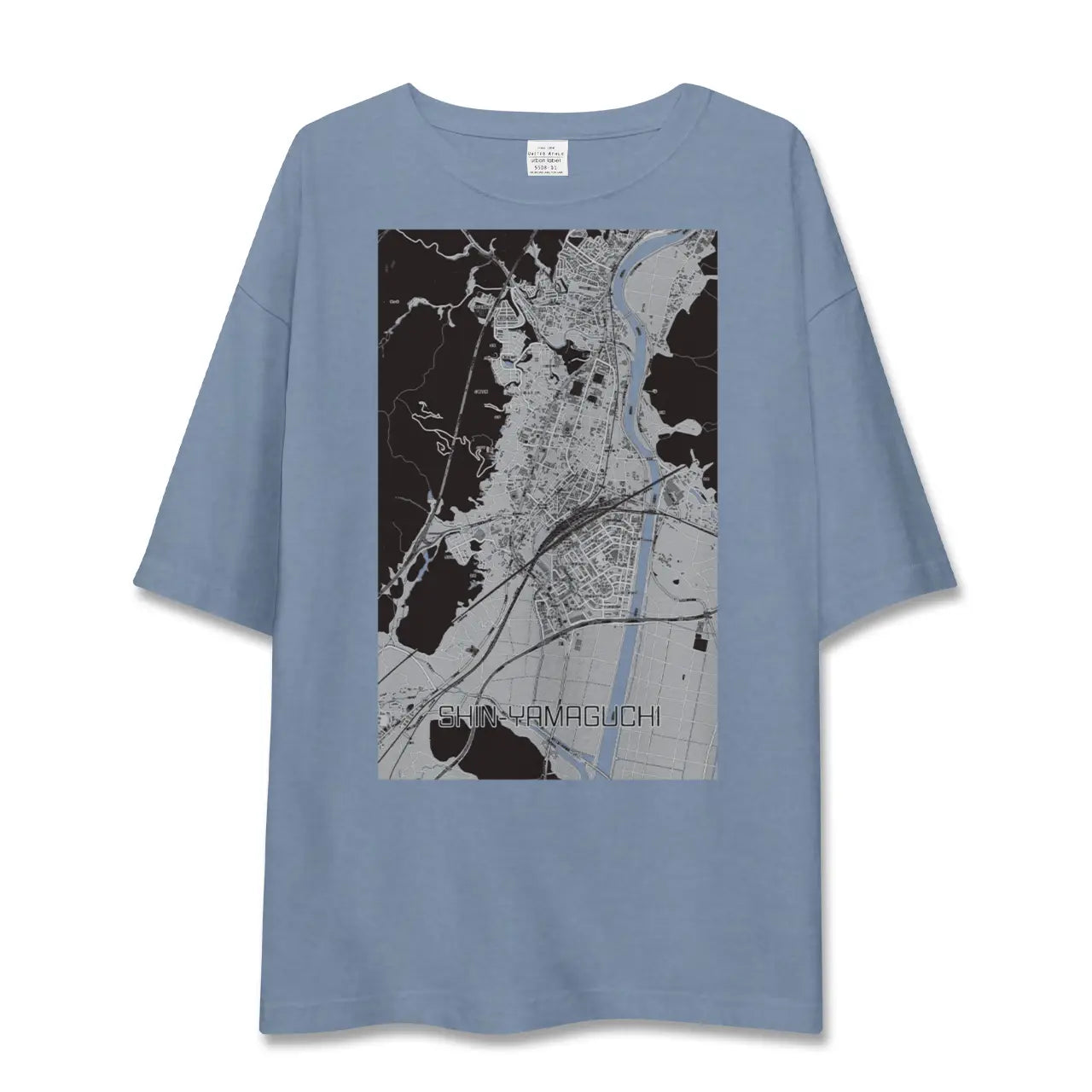 【新山口(山口県)】地図柄ビッグシルエットTシャツ