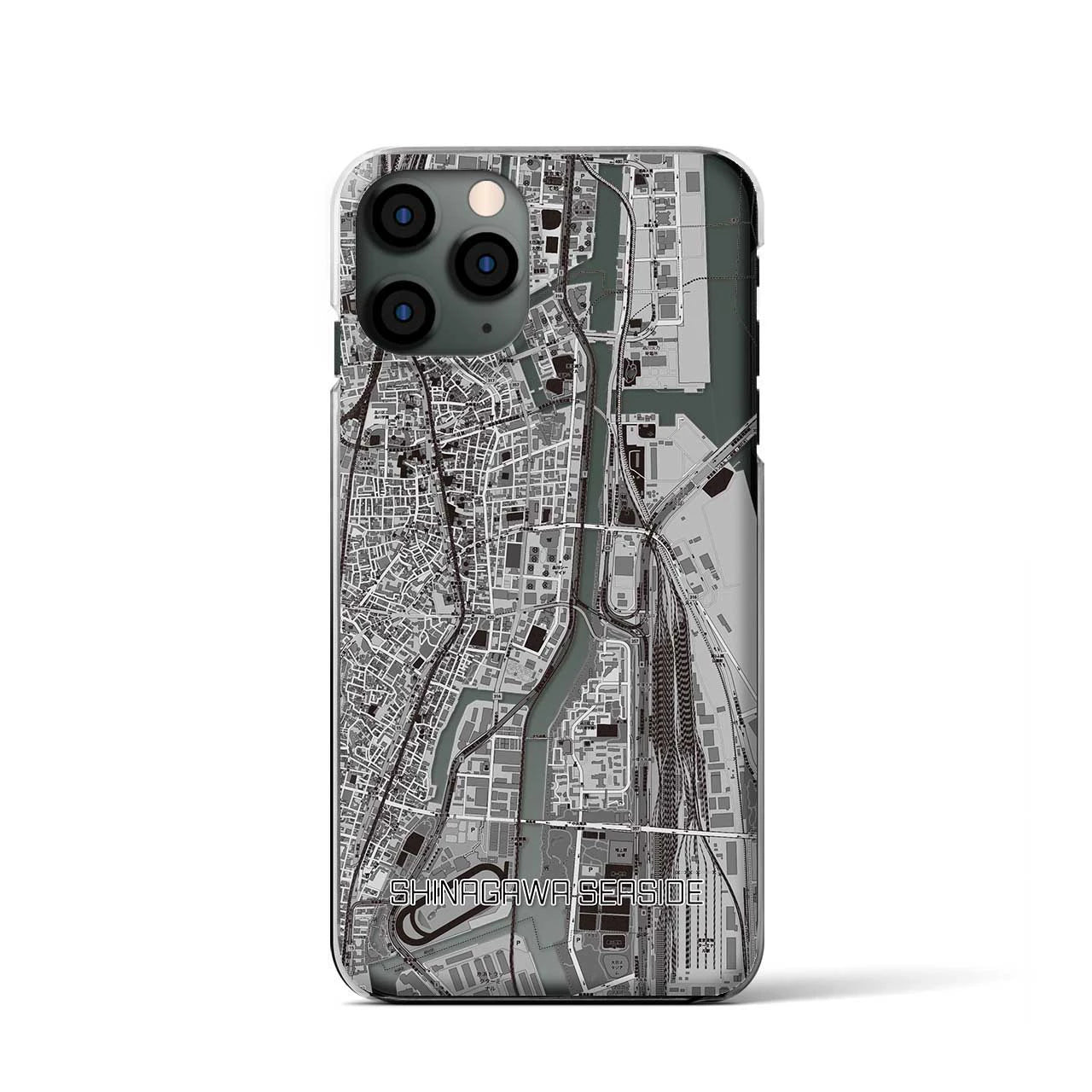 【品川シーサイド(東京都)】地図柄iPhoneケース(クリアタイプ)