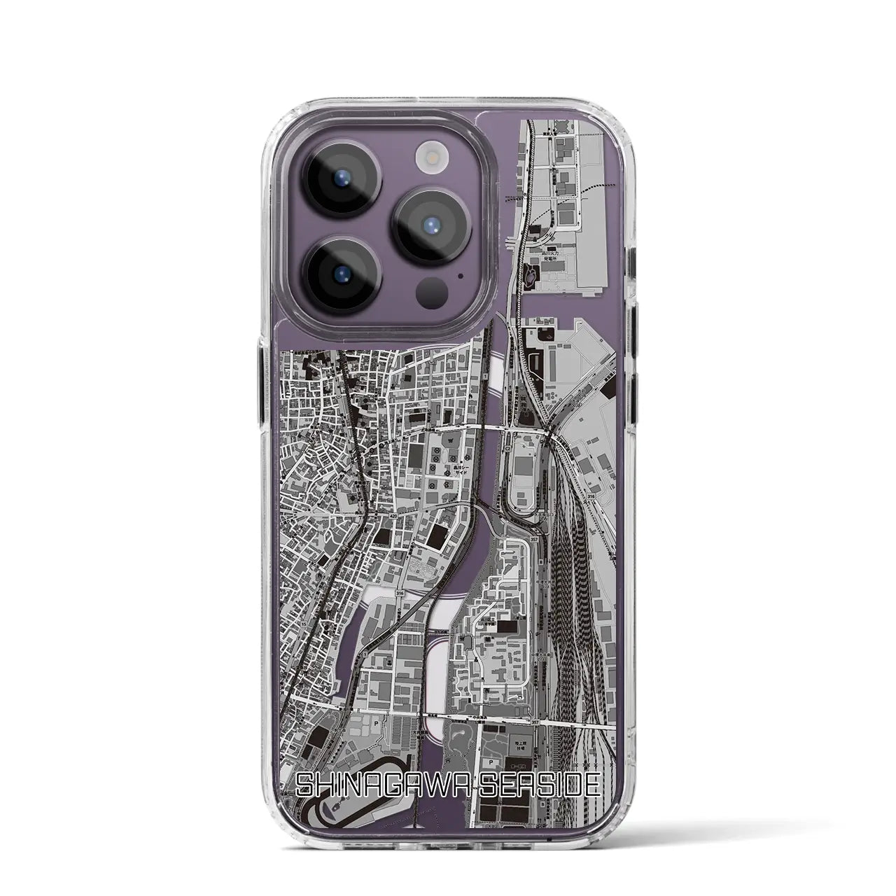 【品川シーサイド(東京都)】地図柄iPhoneケース(MagSafeタイプ)