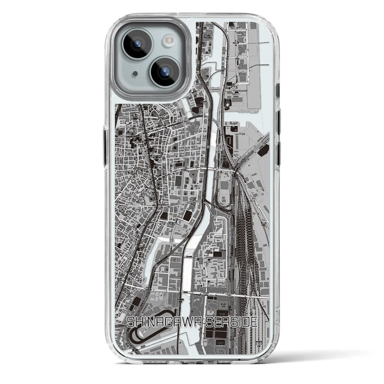 【品川シーサイド(東京都)】地図柄iPhoneケース(MagSafeタイプ)