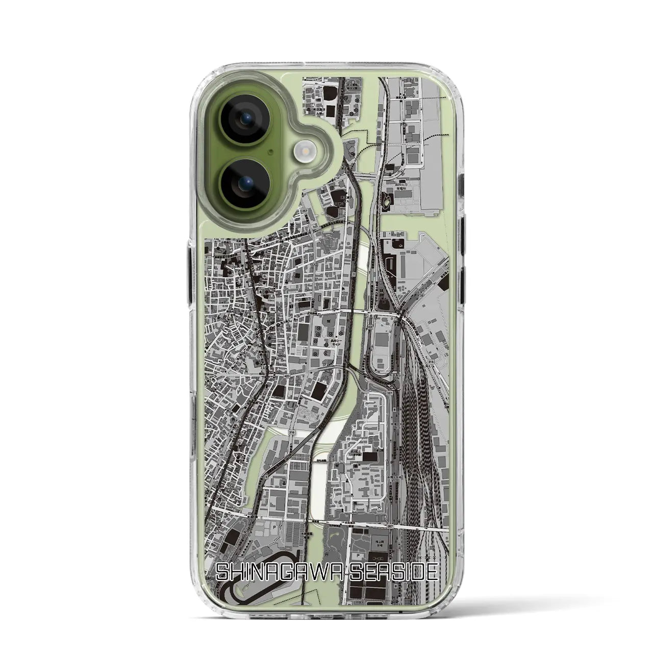 【品川シーサイド(東京都)】地図柄iPhoneケース(MagSafeタイプ)