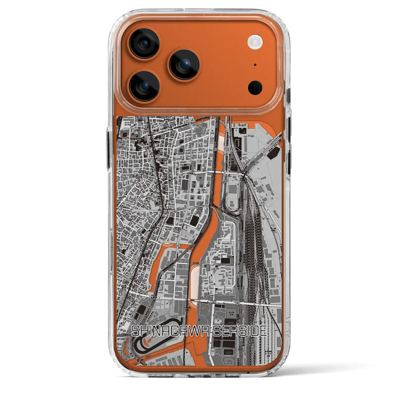 【品川シーサイド(東京都)】地図柄iPhoneケース(MagSafeタイプ)