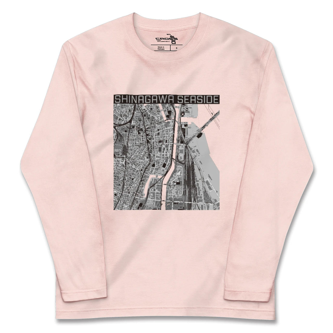 【品川シーサイド(東京都)】地図柄ロングスリーブTシャツ