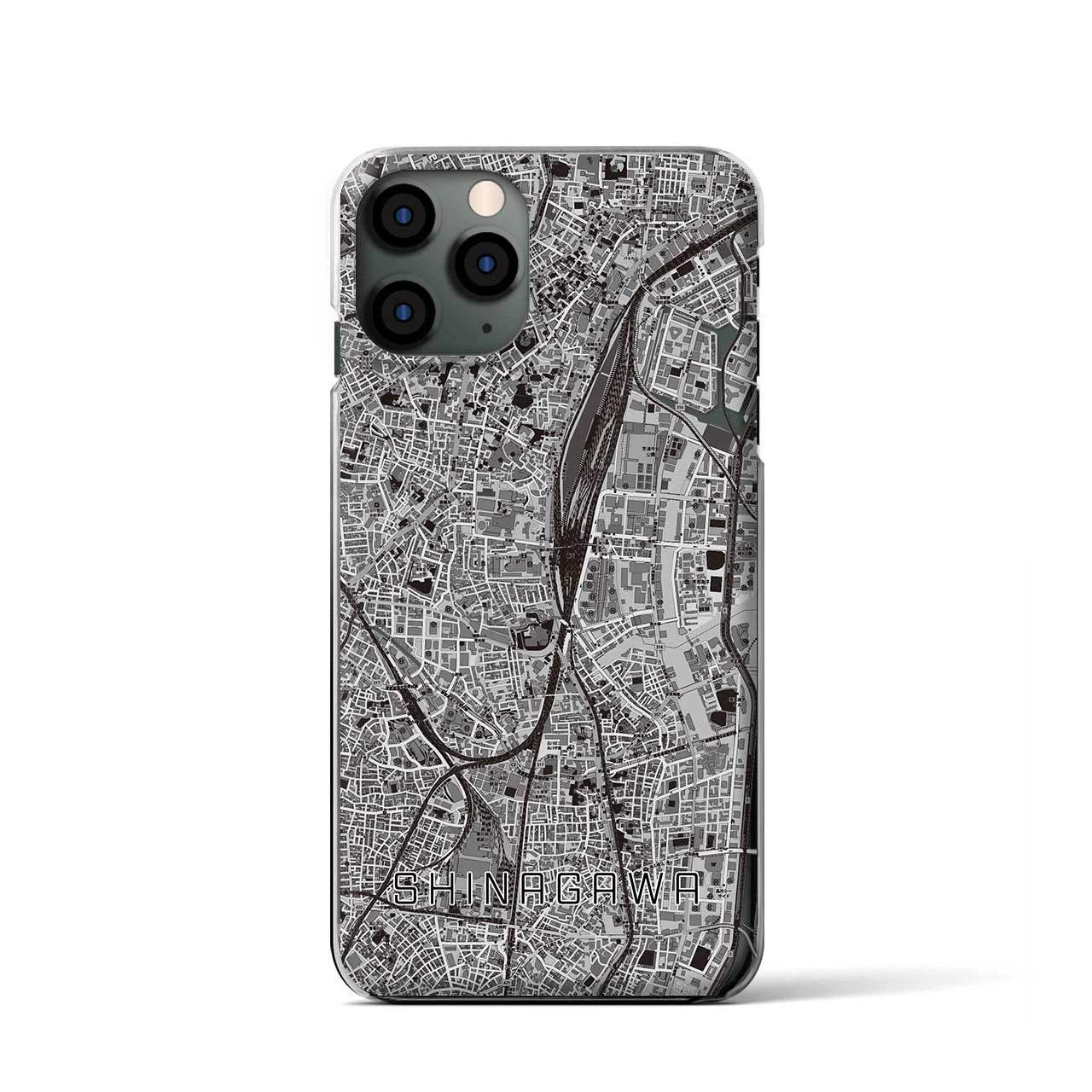 【品川(東京都)】地図柄iPhoneケース(クリアタイプ)