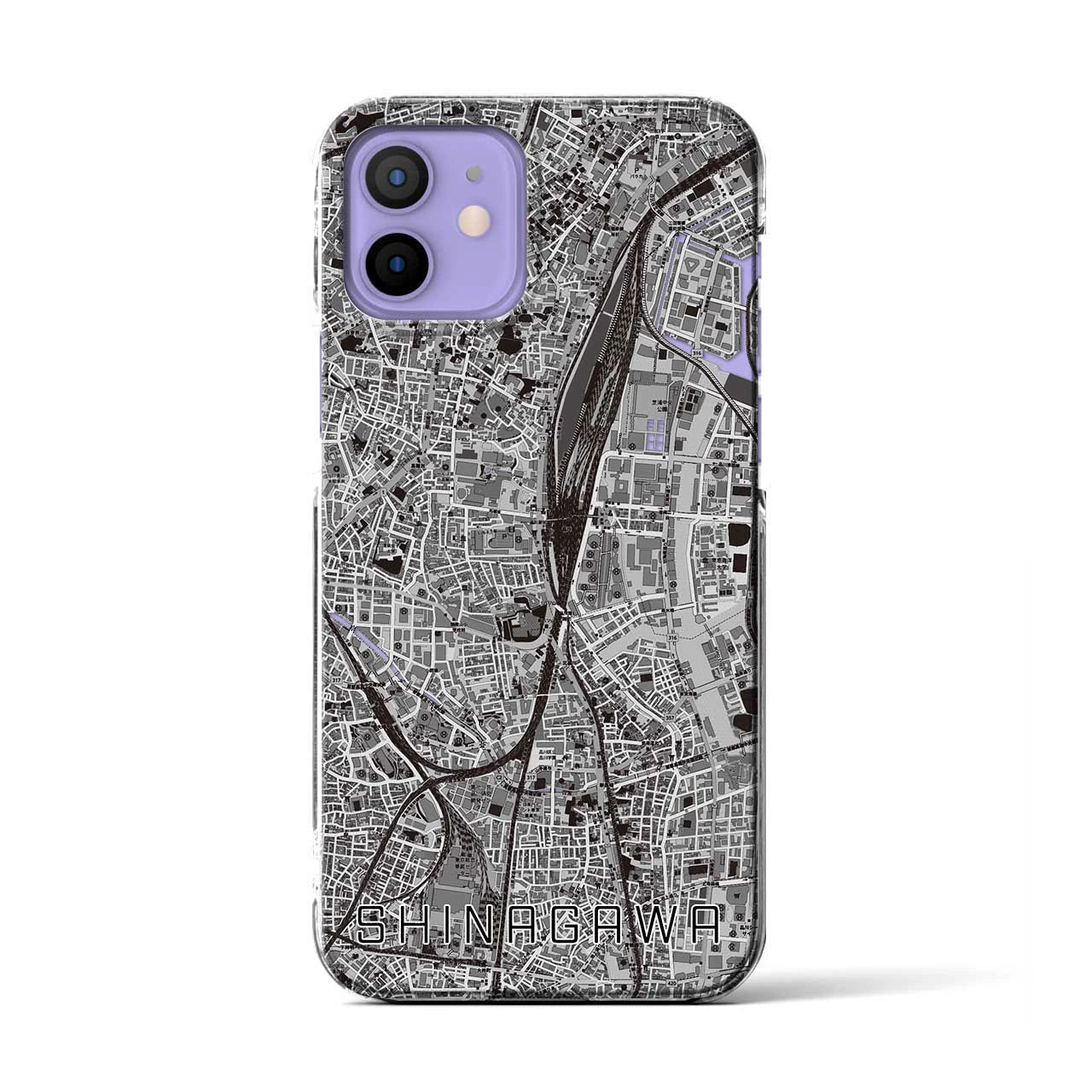 【品川(東京都)】地図柄iPhoneケース(クリアタイプ)