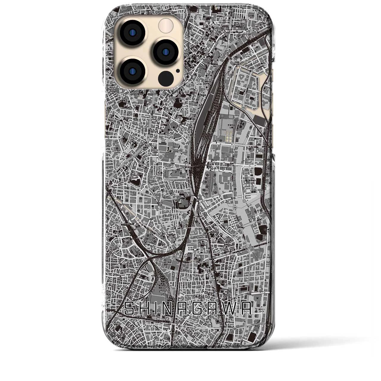 【品川(東京都)】地図柄iPhoneケース(クリアタイプ)