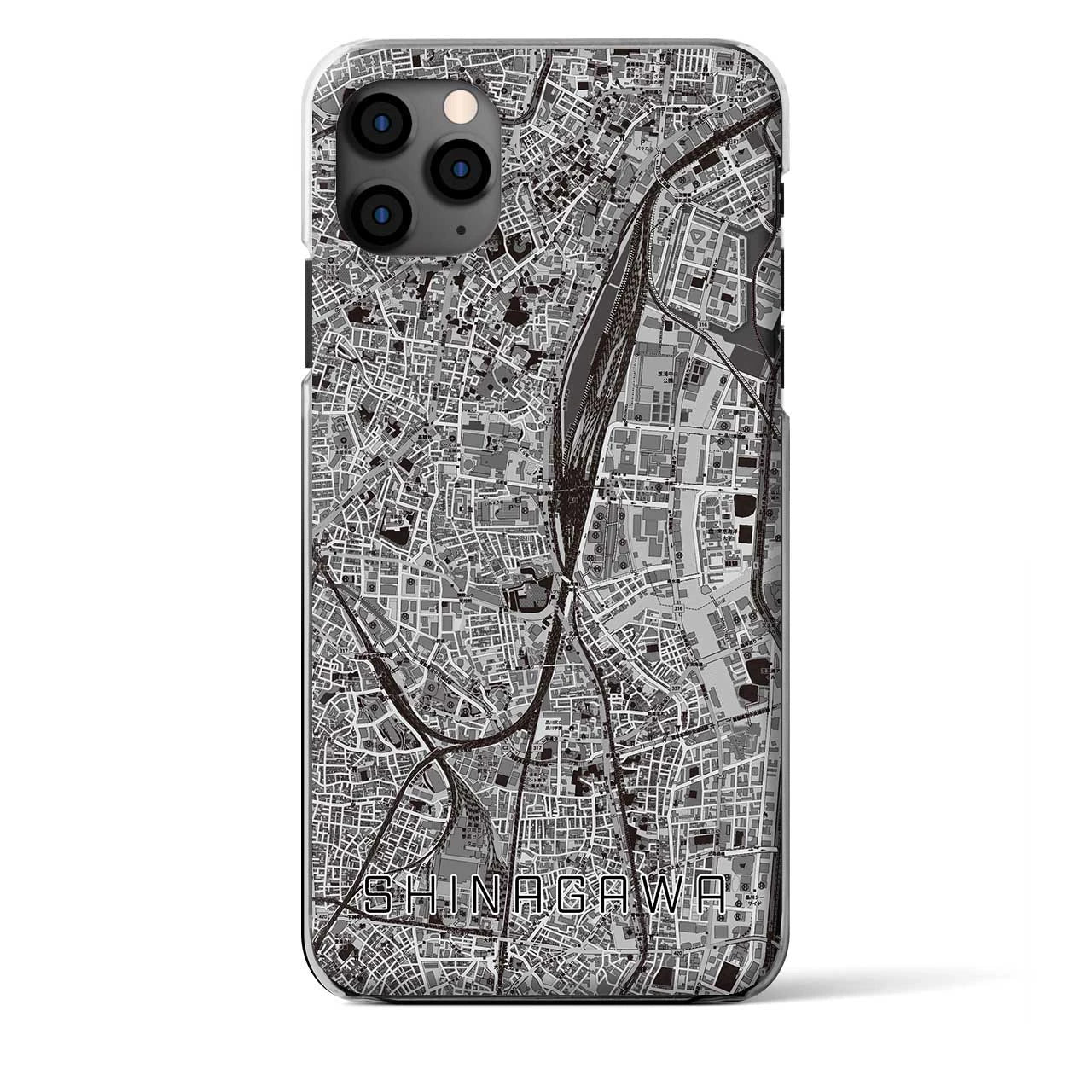 【品川(東京都)】地図柄iPhoneケース(クリアタイプ)