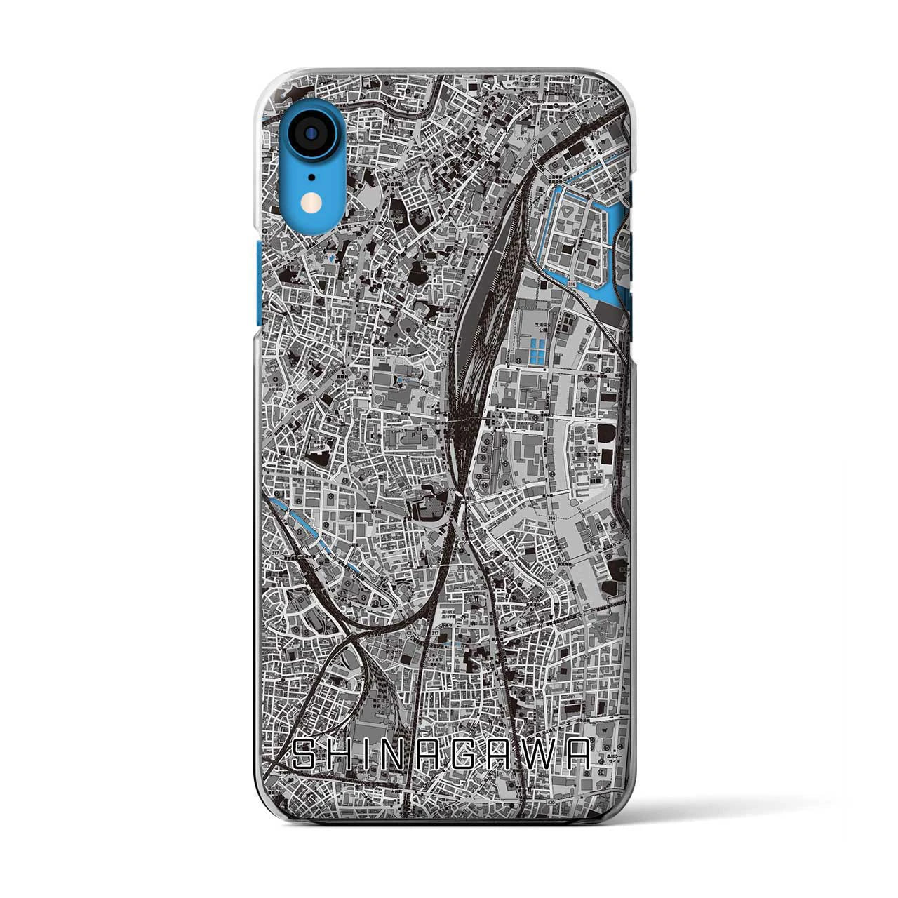 【品川(東京都)】地図柄iPhoneケース(クリアタイプ)