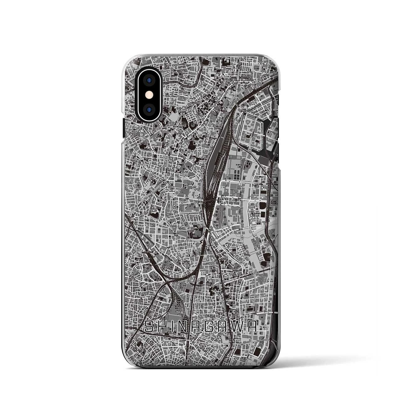 【品川(東京都)】地図柄iPhoneケース(クリアタイプ)