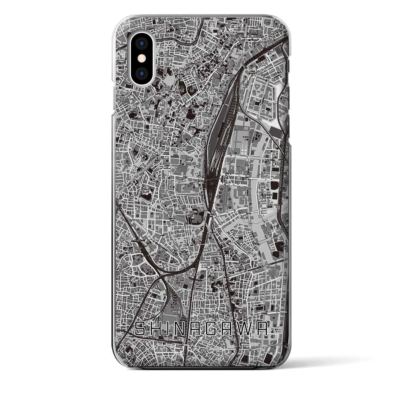 【品川(東京都)】地図柄iPhoneケース(クリアタイプ)