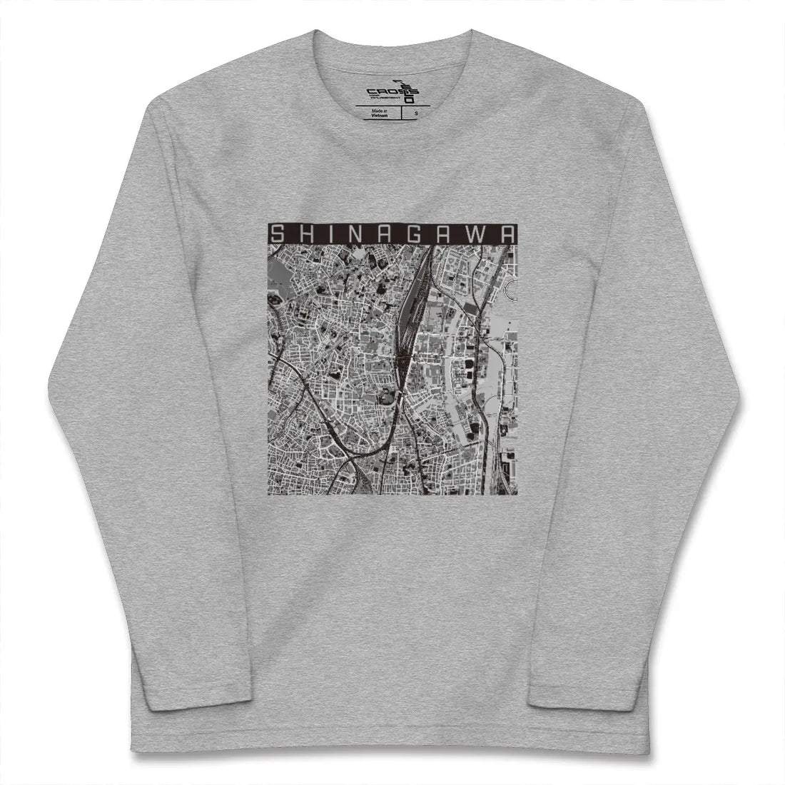 【品川(東京都)】地図柄ロングスリーブTシャツ